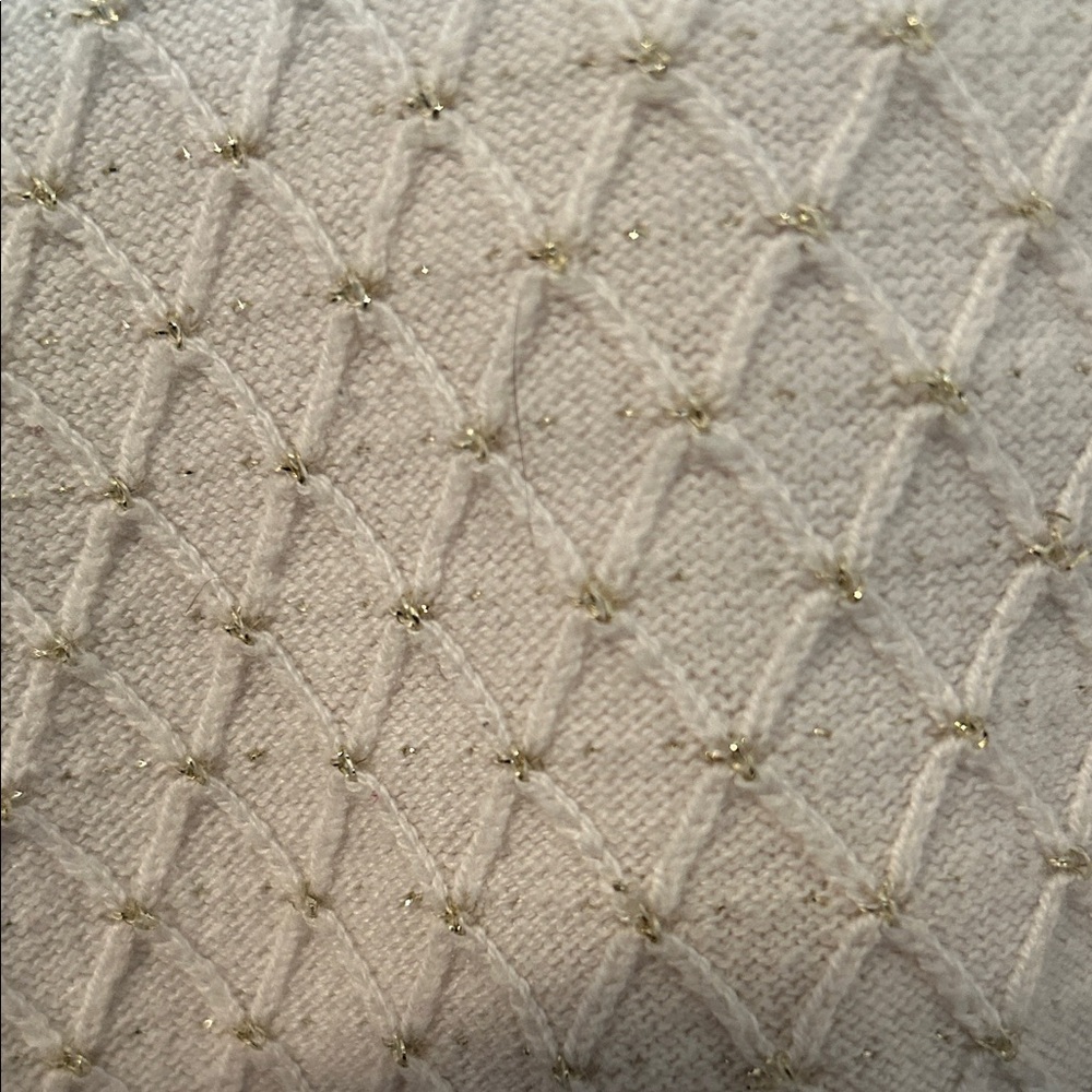 Elle Cream Textured Crew Neck Sweater - Picture 4 of 6